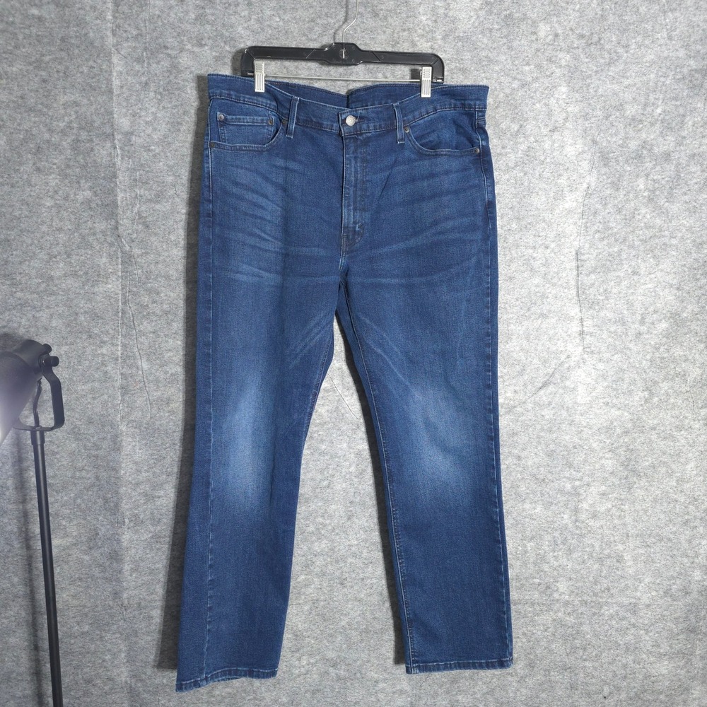 Levi's 541 Athletic Taper Men 38x32 Blue Medium Wash Stretch Denim Jeans 15832